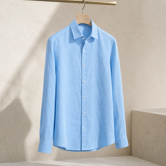 Air Blue Linen Shirt