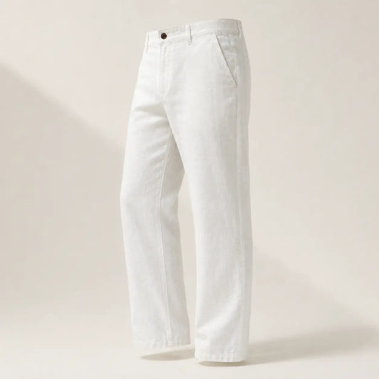 Ivory Linen Pant